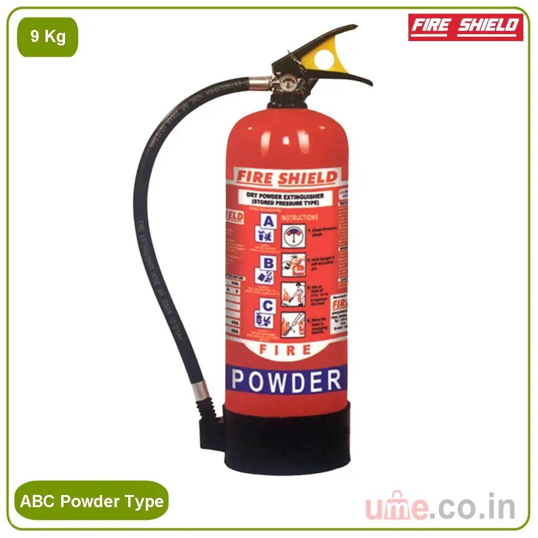 9kg ABC Dry Powder Fire Extinguisher At ₹ 2800/piece | Bawada
